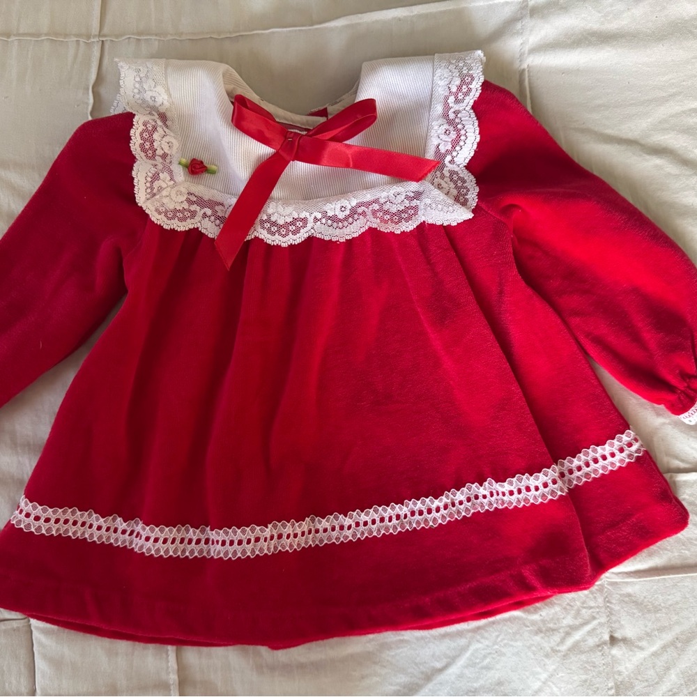 Vintage Toddletime Jcpenny Velour Dress